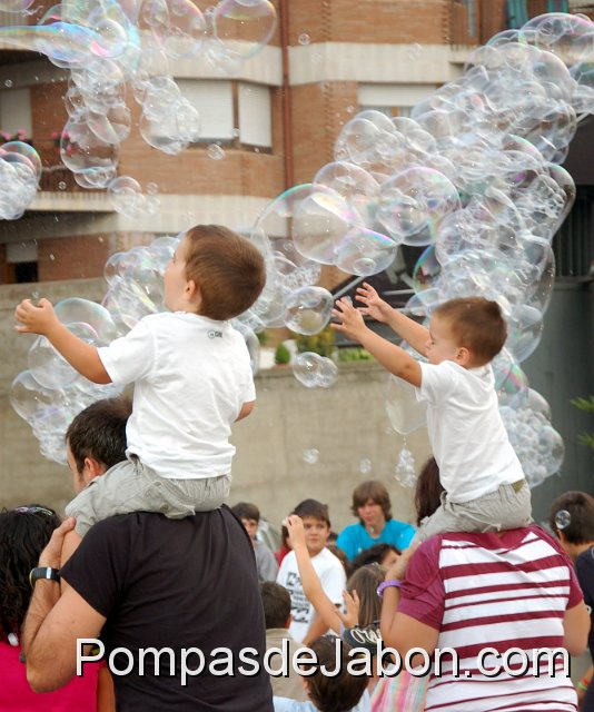 Burbujas gigantes de jabon Pompas de jabon GIGANTES