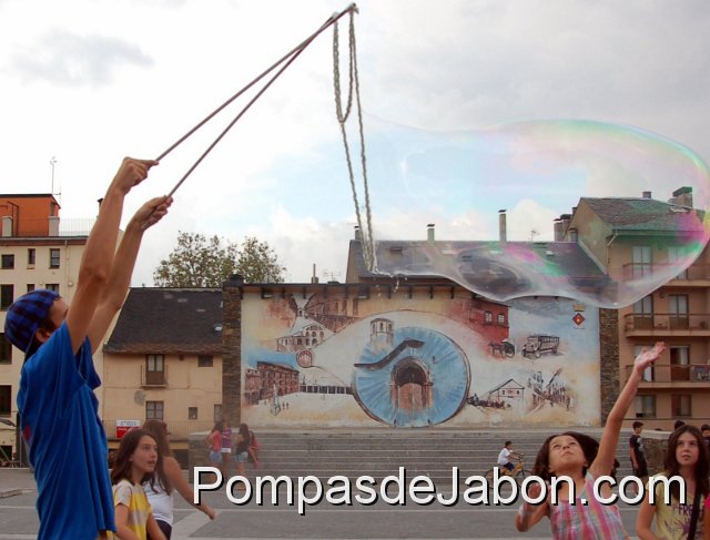 Burbujas gigantes de jabon Pompas de jabon GIGANTES