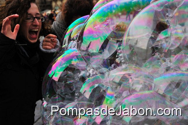 Burbujas gigantes de jabon Pompas de jabon GIGANTES