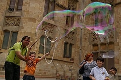 BBE animacion infantil con pompas en La Salle